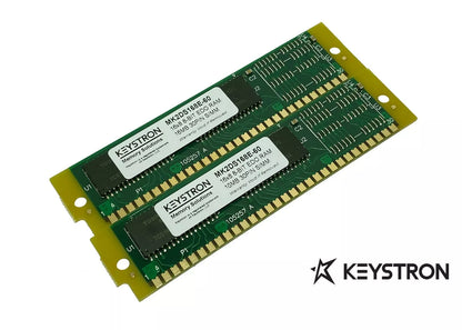 Keystron 32MB 2x16MB 16x8 60-ns 30-pin EDO DRAM Non-Parity SIMM Memory Kit