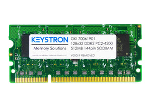 512MB DDR2 144Pin Memory RAM for OKI Color Printer (p/n 70061901)
