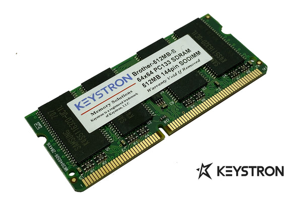 512MB PC133 144 pin SDRAM SODIMM Memory for Brother Printer (p/n: Brother-512MB-S)