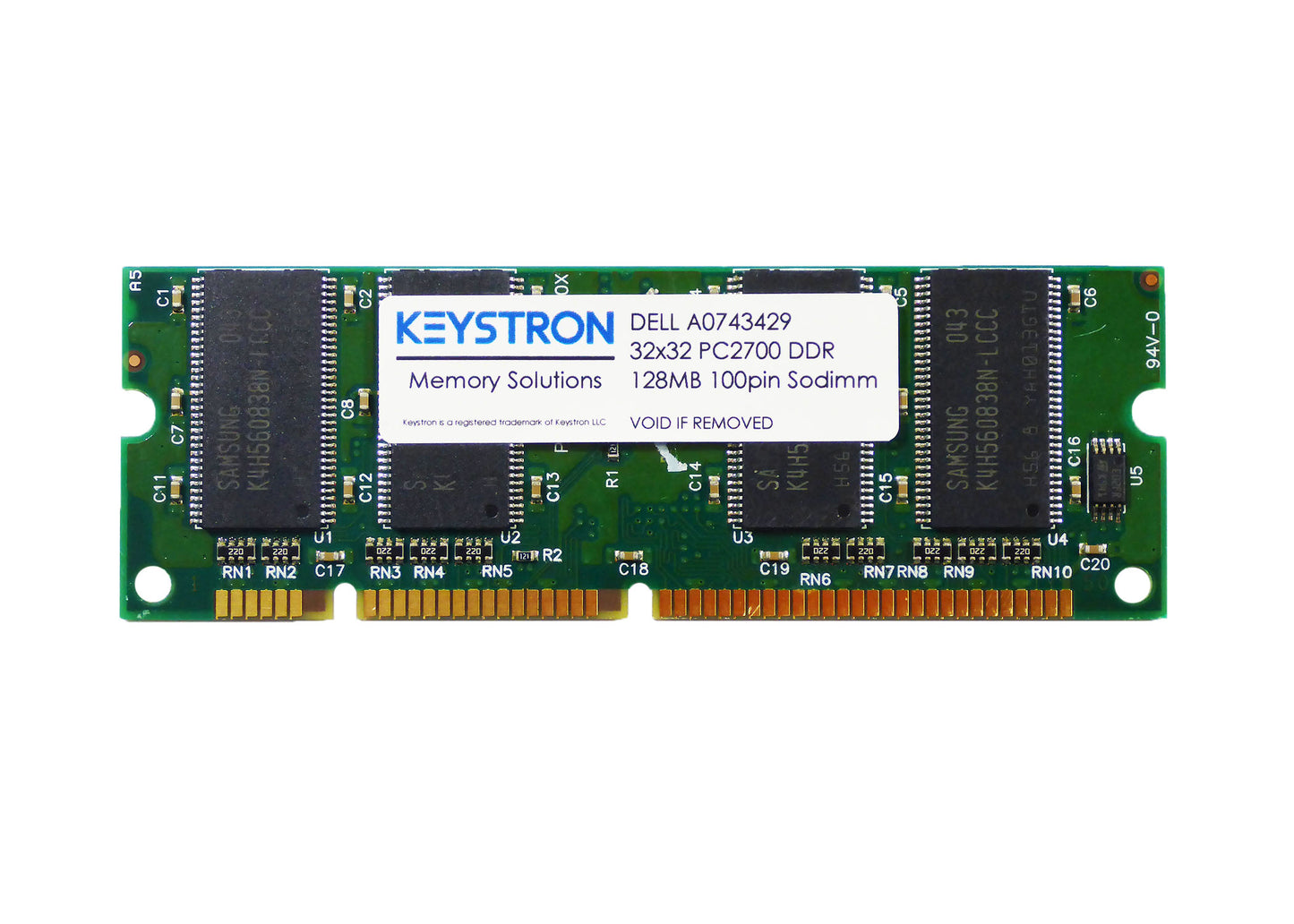 Dell 100-pin PC2100 DDR266 SDRAM SODIMM For Laser Printer 5120 5310