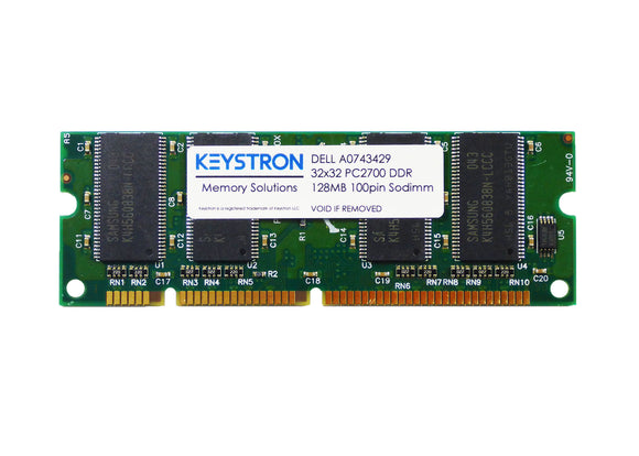 Dell 100-pin PC2100 DDR266 SDRAM SODIMM For Laser Printer 5120 5310
