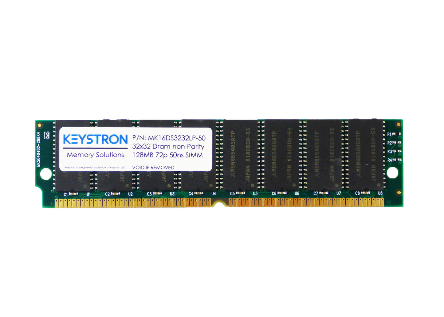 128MB 72pin 50ns Low Profile SIMM Ram MEMORY for Amiga Blizzard 1230 1240 & 1260 with flat SIMM Socket