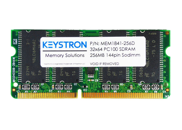 256MB Cisco 1841 Router 3rd Party Memory Upgrade (p/n MEM1841-256D, MEM1841-128U384D, MEM1841-256U384D)
