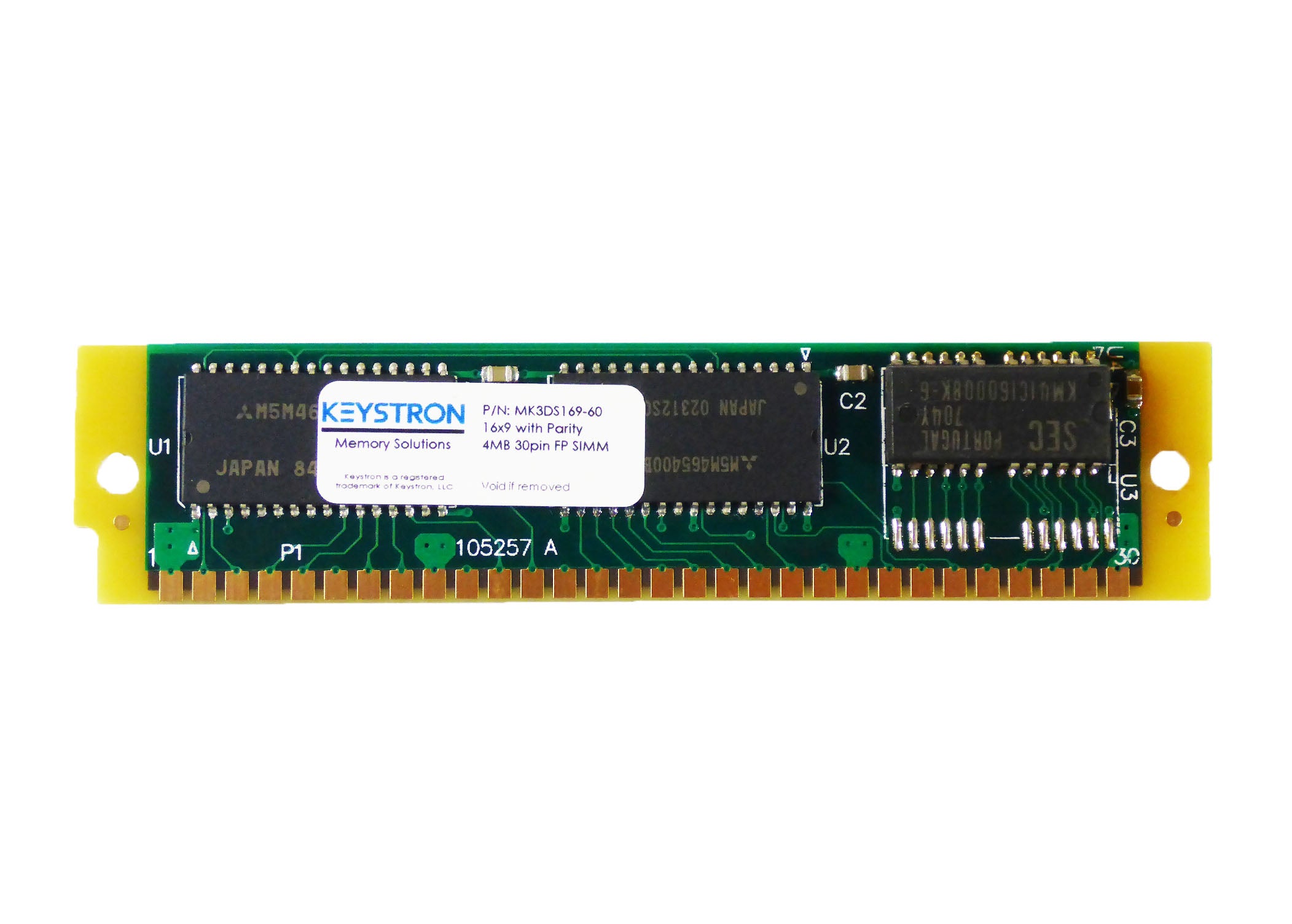 DRAM 8 X 256kB 30-Pin 3-Puces Parité 80ns Mémoire SIMM RAM Apple PC UNIX Testé DRAM 8 X 256kB 30-Pin 3-Puces Parité 80ns Mémoire SIMM RAM Apple PC UNIX Testé