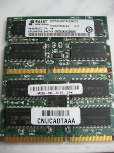 MEM-LC-ISE-1G 1GB 2x512MB Memory Upgrade for Cisco 12000 series