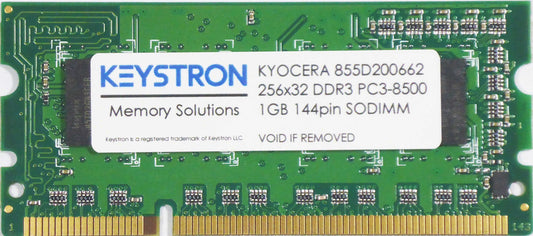 Copystar 1GB Memory Upgrade for Kyocera Printers by Keystron (OEM p/n: 855D200296 or SD-144-1A)