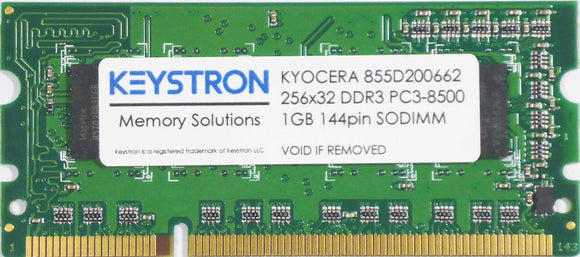 Copystar 1GB Memory Upgrade for Kyocera Printers by Keystron (OEM p/n: 855D200296 or SD-144-1A)