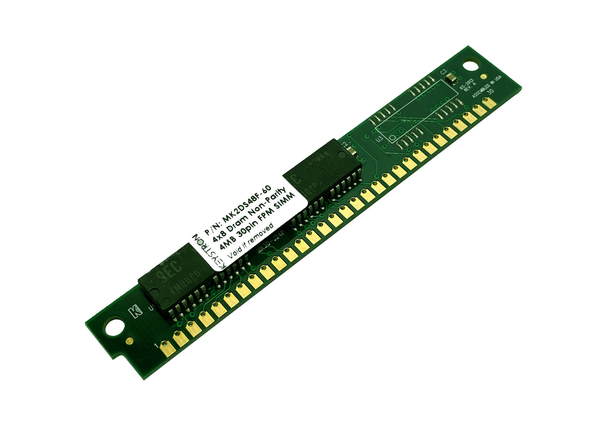 Keystron 4x16MB 64MB 16x8 60-ns 30-pin FPM DRAM Non-Parity SIMM Memory Kit Keystron 4x16MB 64MB 16x8 60-ns 30-pin FPM DRAM Non-Parity SIMM Memory Kit