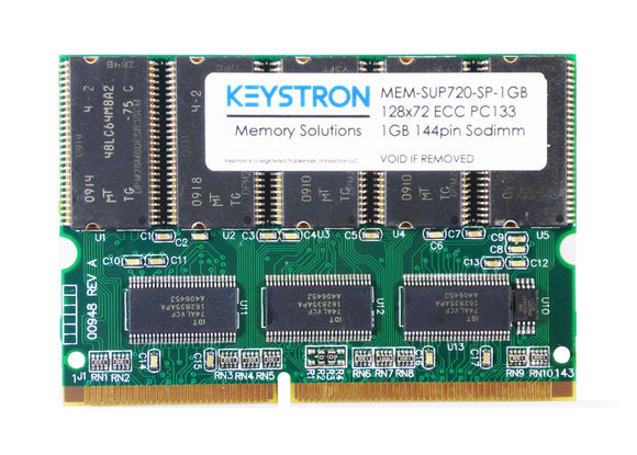 1GB Cisco Sup720-3BXL 3rd Party Dram Memory Upgrade (p/n: MEM-SUP720-SP-1GB) by Keystron
