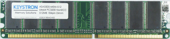Keystron 512MB Dram Memory Upgrade for Cisco ASA 5505 ASA5505 Router (P/N: ASA5505-MEM-512. ASA5505-MEM-512D)
